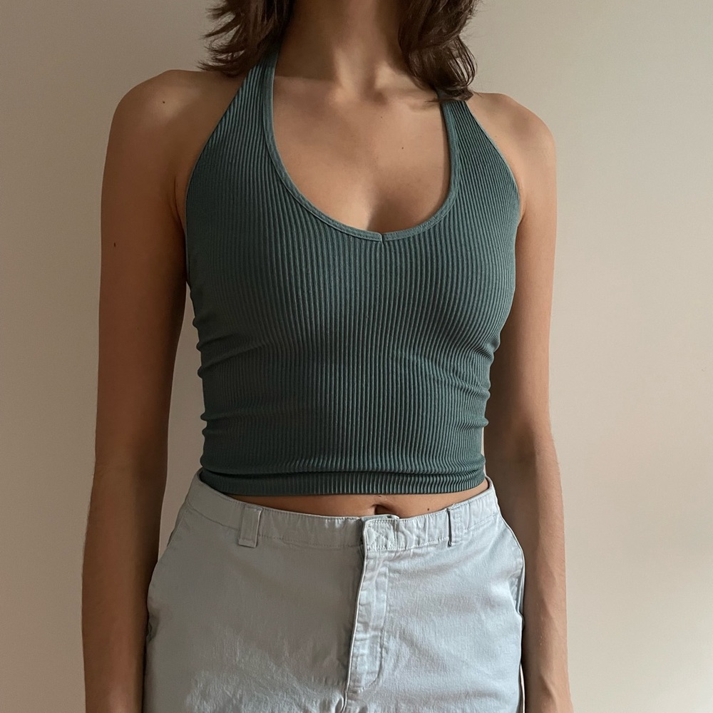 Halter crop top- American Apparel